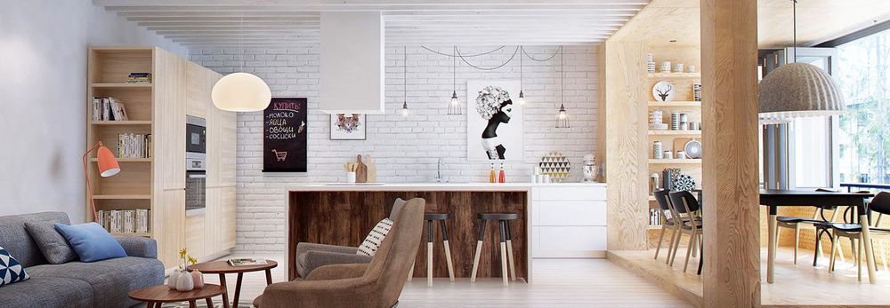 5 idee per un soggiorno con angolo cottura