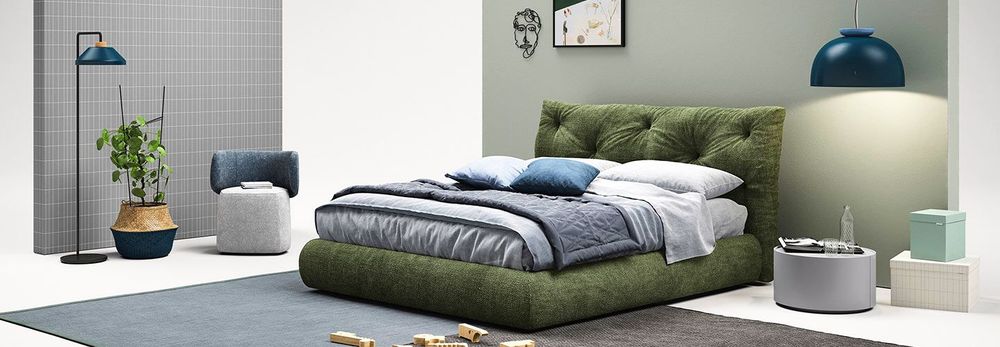 Camera da letto di design, idee in movimento