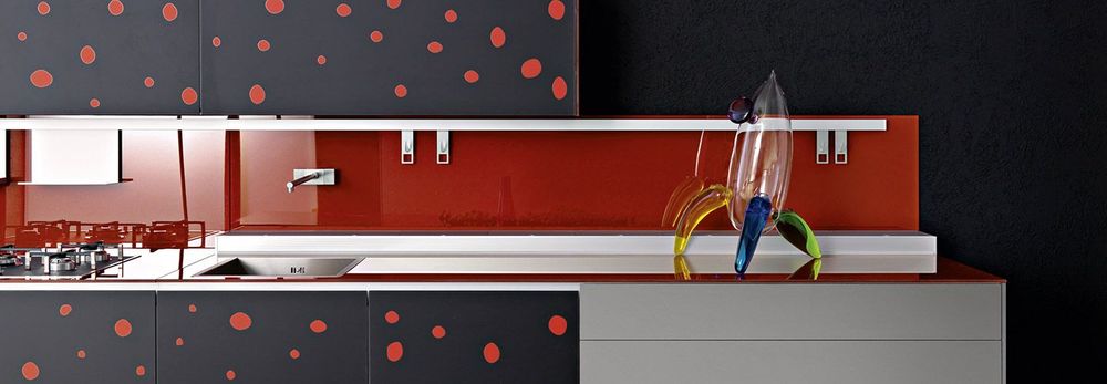 Cucina rossa, quando la passione prende colore