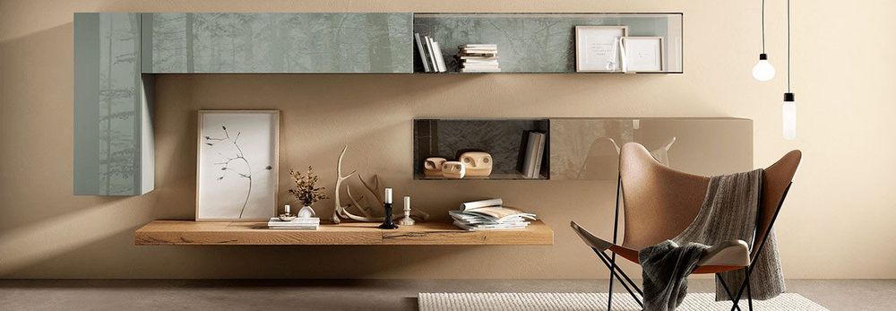 Pareti attrezzate moderne, come arredarle