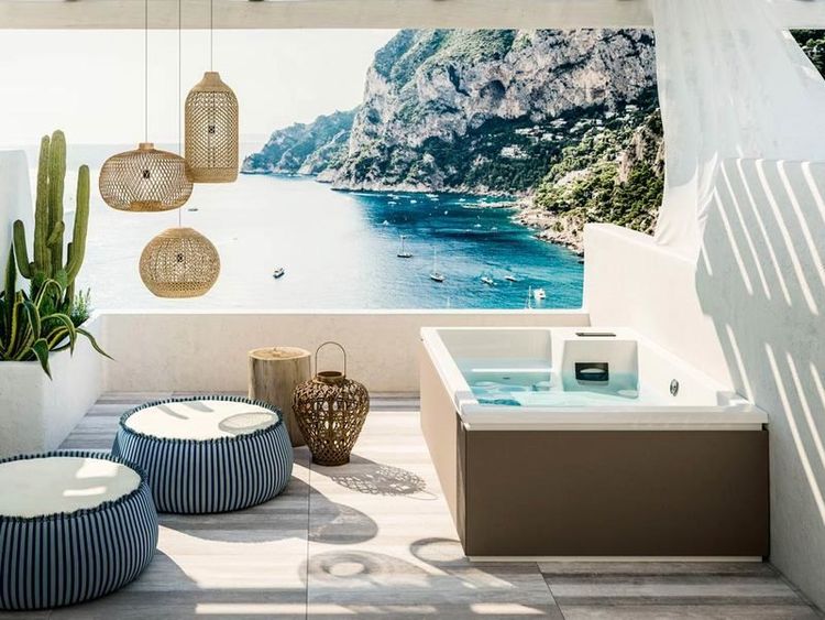 Come sistemare una piscina in terrazzo, tante idee