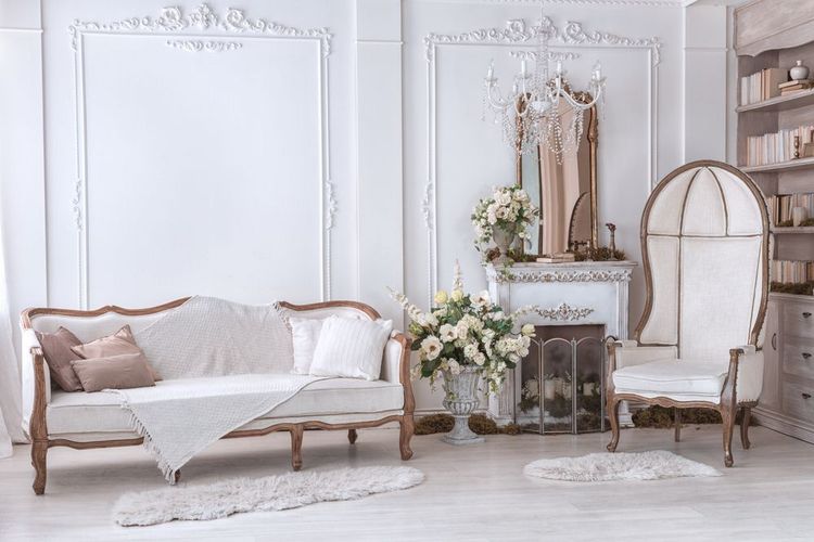 Suggerimenti e idee su come arredare un perfetto soggiorno in stile shabby chic